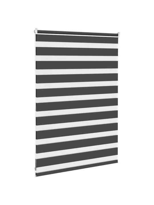 Zebra roleta černá 115x100 cm šířka látky 110,9 cm polyester