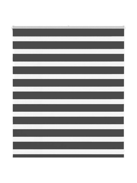 Zebra roleta černá 135x100 cm šířka látky 130,9 cm polyester