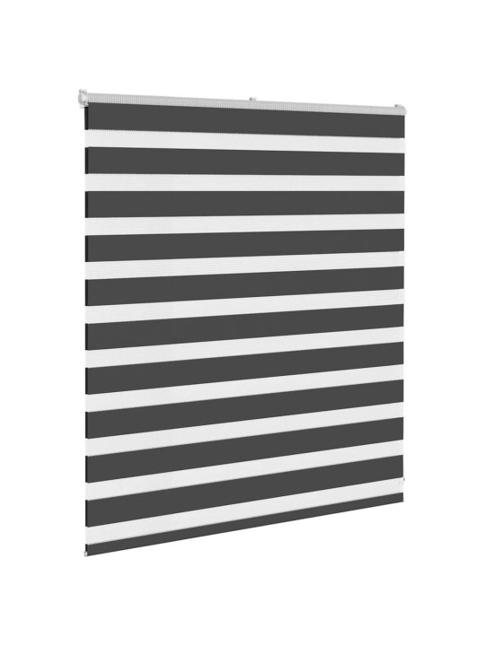 Zebra roleta černá 135x100 cm šířka látky 130,9 cm polyester