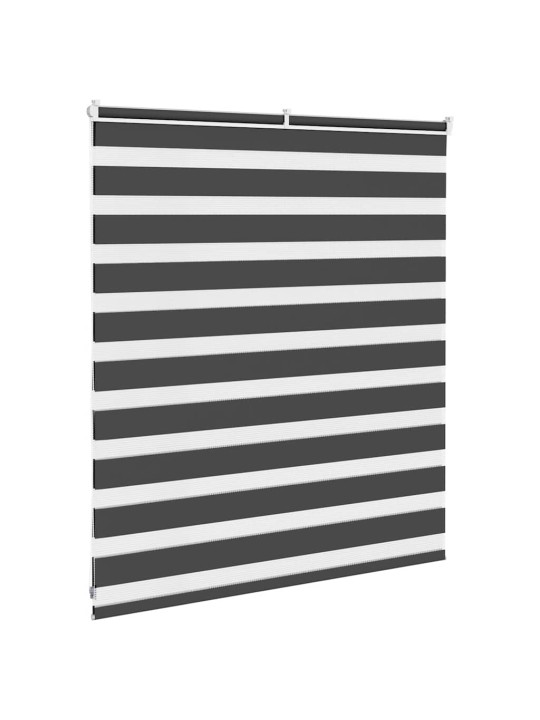 Zebra roleta černá 135x100 cm šířka látky 130,9 cm polyester