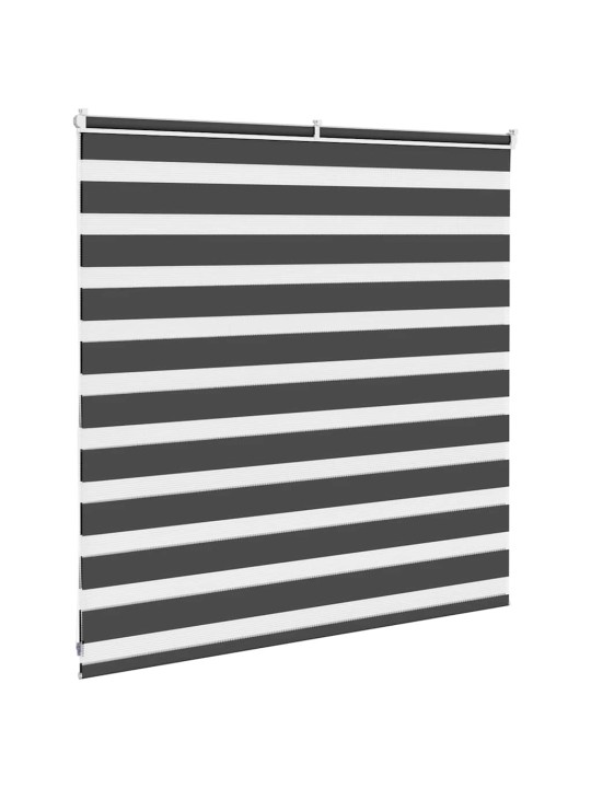 Zebra roleta černá 140x100 cm šířka látky 135,9 cm polyester