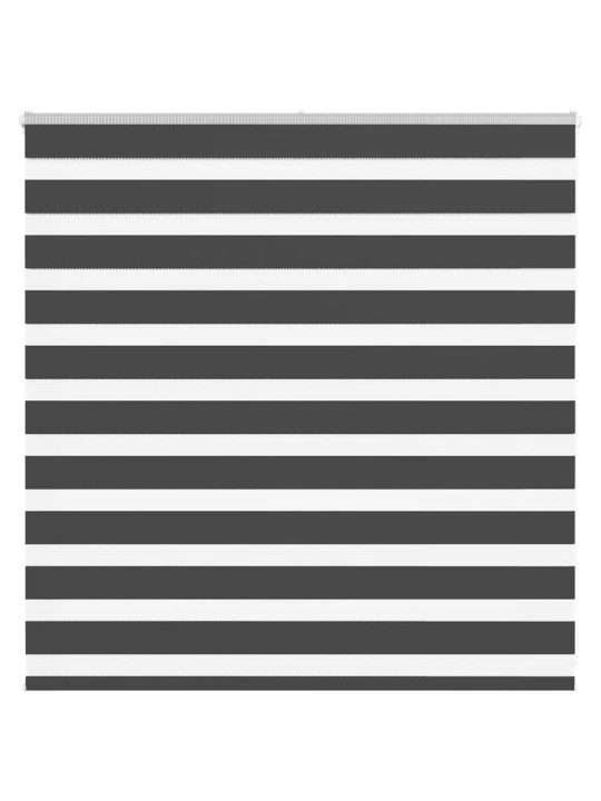 Zebra roleta černá 145x100 cm šířka látky 140,9 cm polyester