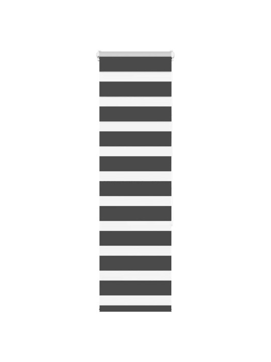 Zebra roleta černá 40x150 cm šířka látky 35,9 cm polyester