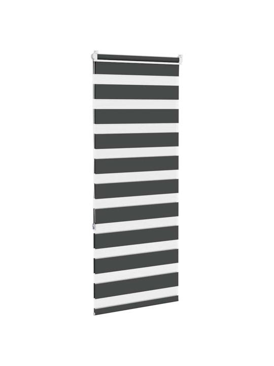 Zebra roleta černá 55x150 cm šířka látky 50,9 cm polyester