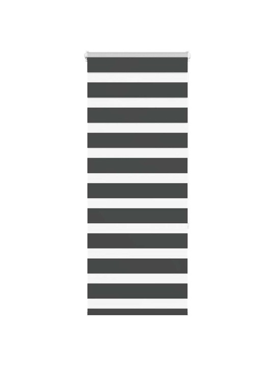 Zebra roleta černá 60x150 cm šířka látky 55,9 cm polyester