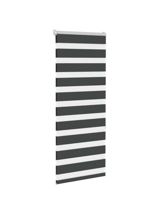 Zebra roleta černá 60x150 cm šířka látky 55,9 cm polyester