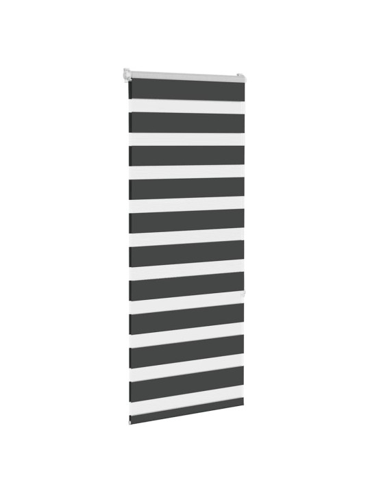 Zebra roleta černá 65x150 cm šířka látky 60,9 cm polyester