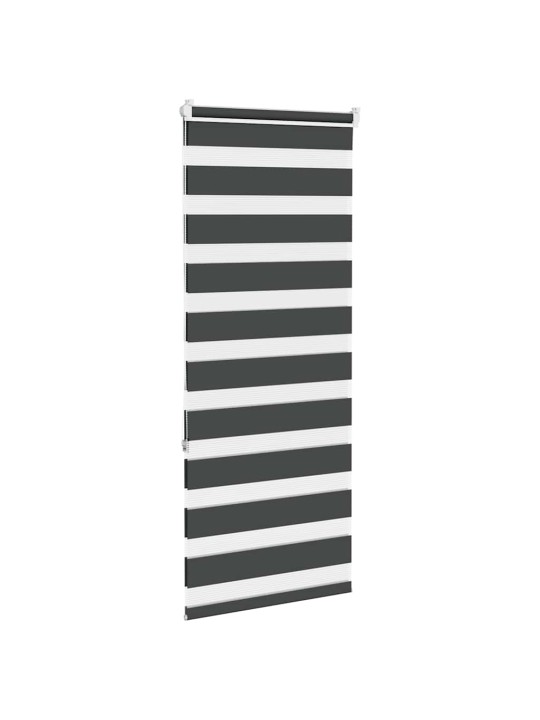 Zebra roleta černá 65x150 cm šířka látky 60,9 cm polyester