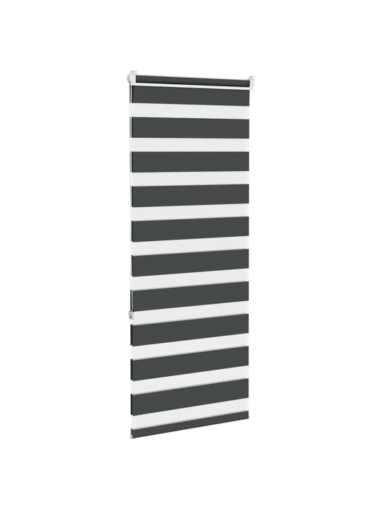 Zebra roleta černá 65x150 cm šířka látky 60,9 cm polyester