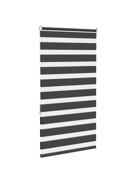 Zebra roleta černá 70x150 cm šířka látky 65,9 cm polyester
