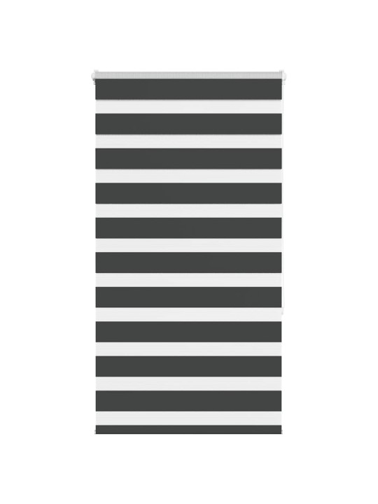 Zebra roleta černá 80x150 cm šířka látky 75,9 cm polyester