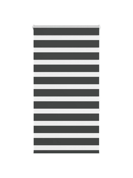 Zebra roleta černá 85x150 cm šířka látky 80,9 cm polyester