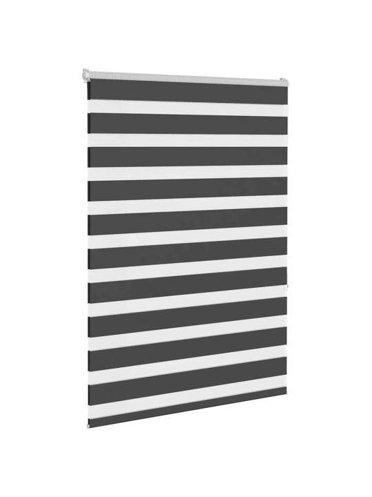 Zebra roleta černá 95x150 cm šířka látky 90,9 cm polyester