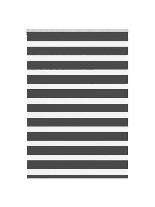 Zebra roleta černá 110x150 cm šířka látky 105,9 cm polyester