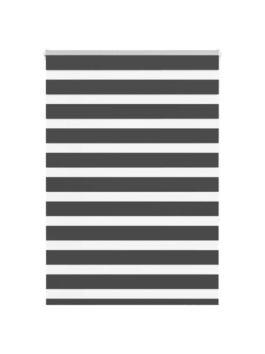 Zebra roleta černá 115x150 cm šířka látky 110,9 cm polyester