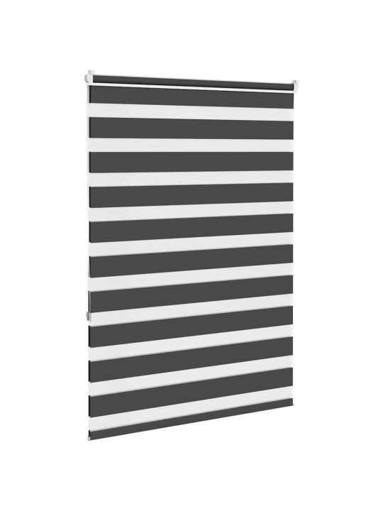 Zebra roleta černá 115x150 cm šířka látky 110,9 cm polyester