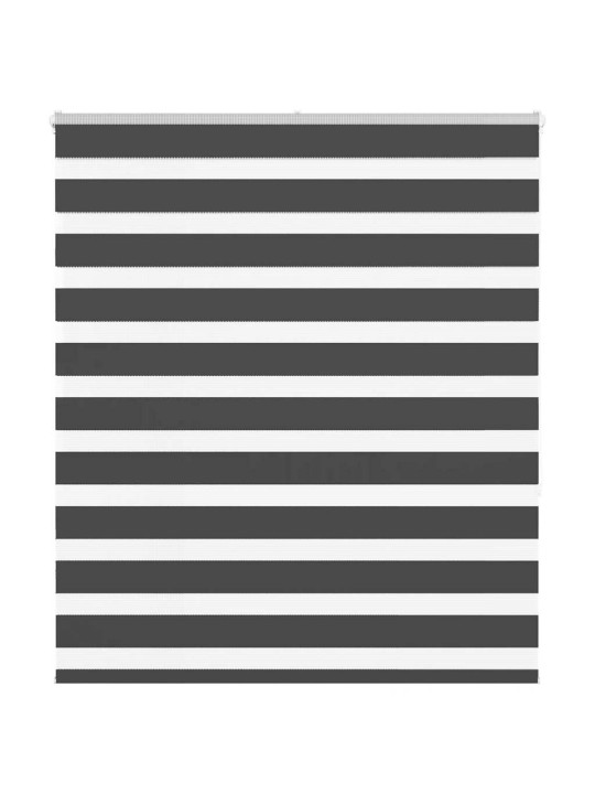 Zebra roleta černá 125x150 cm šířka látky 120,9 cm polyester