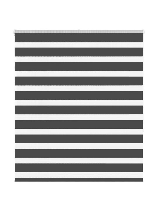 Zebra roleta černá 130x150 cm šířka látky 125,9 cm polyester