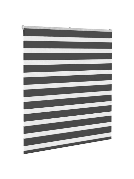 Zebra roleta černá 130x150 cm šířka látky 125,9 cm polyester