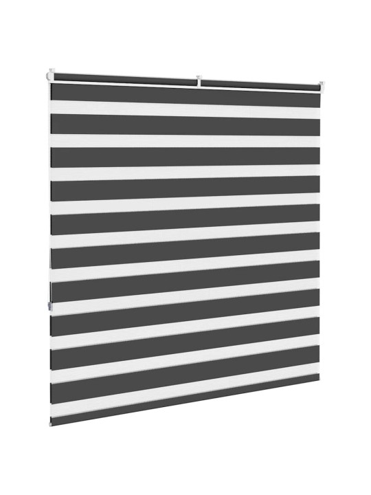 Zebra roleta černá 140x150 cm šířka látky 135,9 cm polyester