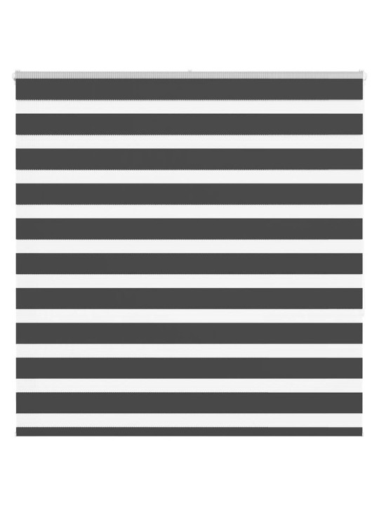Zebra roleta černá 145x150 cm šířka látky 140,9 cm polyester