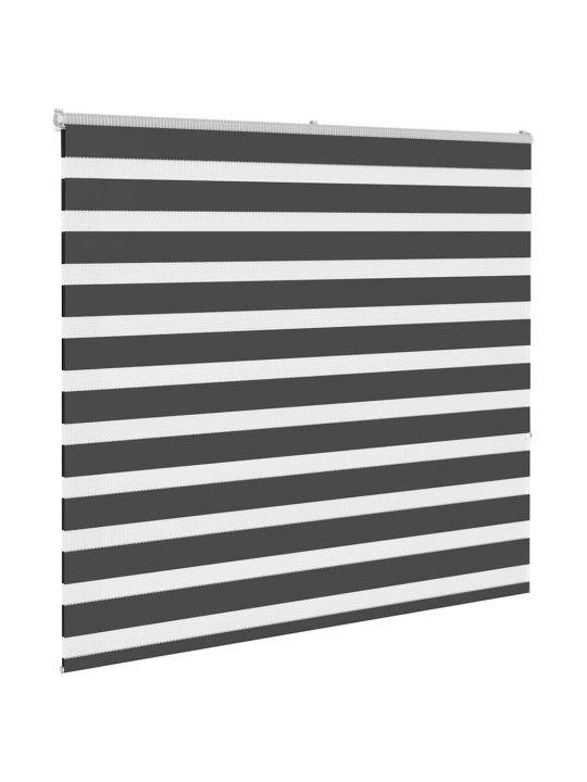 Zebra roleta černá 155x150 cm šířka látky 150,9 cm polyester