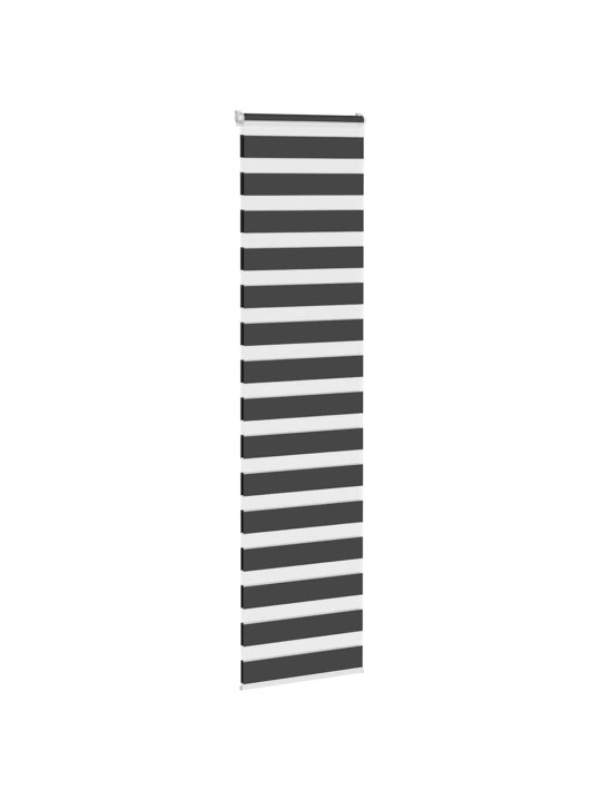 Zebra roleta černá 55x200 cm šířka látky 50,9 cm polyester