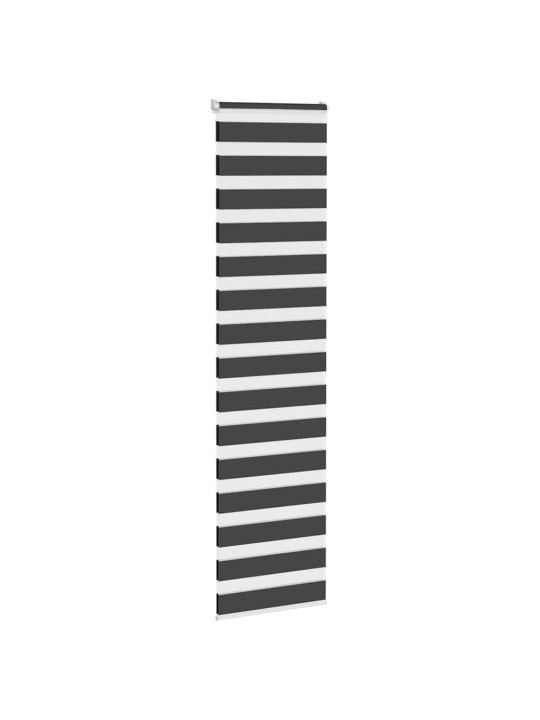 Zebra roleta černá 65x200 cm šířka látky 60,9 cm polyester