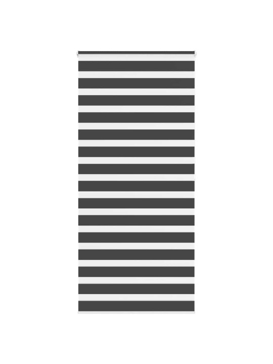 Zebra roleta černá 95x200 cm šířka látky 90,9 cm polyester