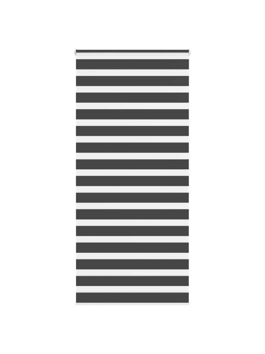 Zebra roleta černá 115x200 cm šířka látky 110,9 cm polyester