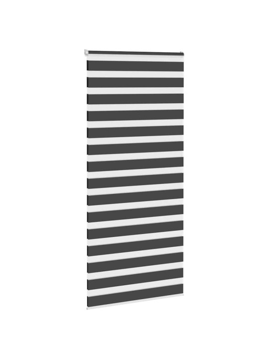 Zebra roleta černá 115x200 cm šířka látky 110,9 cm polyester