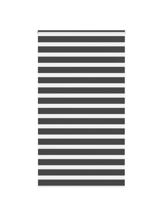 Zebra roleta černá 135x200 cm šířka látky 130,9 cm polyester