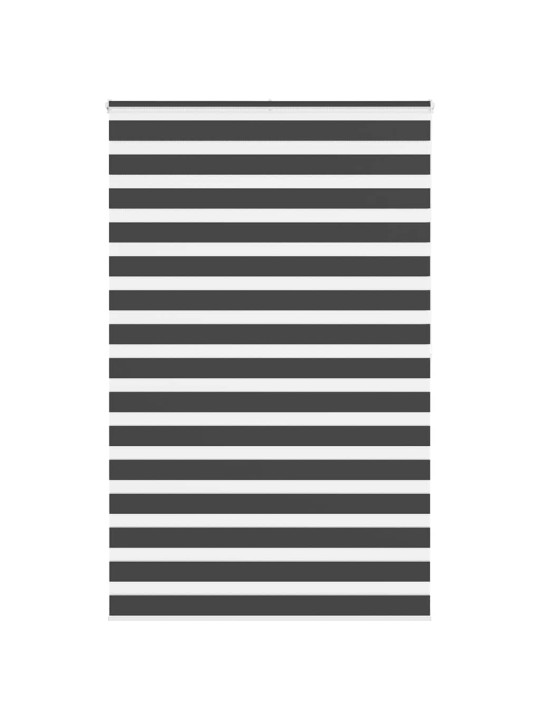 Zebra roleta černá 140x200 cm šířka látky 135,9 cm polyester