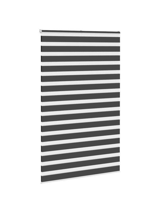 Zebra roleta černá 145x200 cm šířka látky 140,9 cm polyester