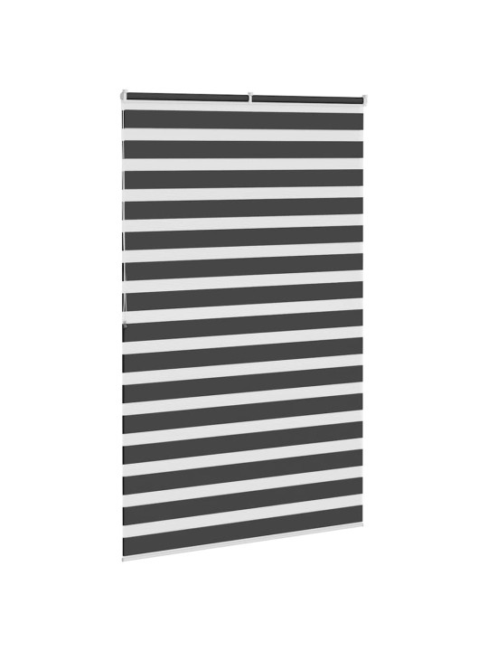 Zebra roleta černá 145x200 cm šířka látky 140,9 cm polyester