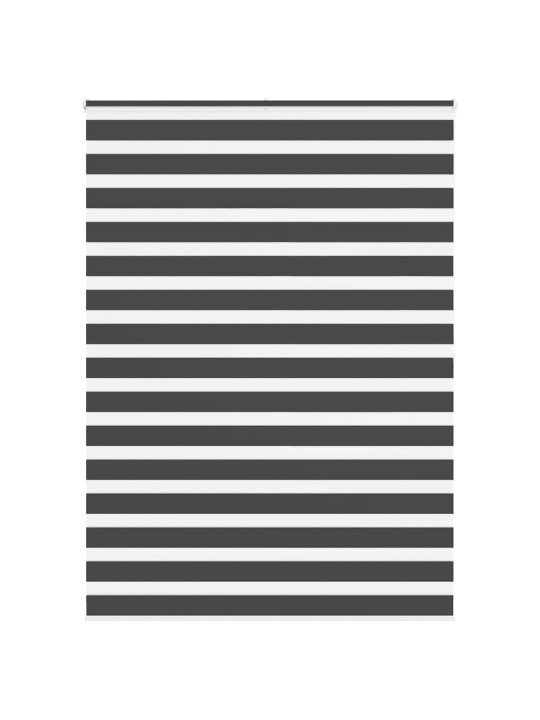 Zebra roleta černá 155x200 cm šířka látky 150,9 cm polyester