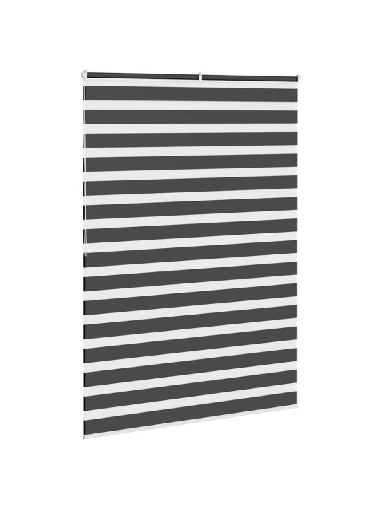 Zebra roleta černá 155x200 cm šířka látky 150,9 cm polyester