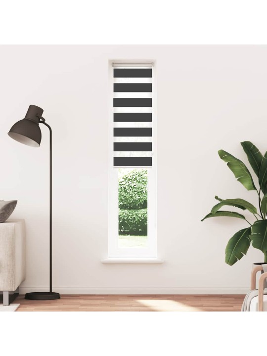 Zebra roleta černá 45x230 cm šířka látky 40,9 cm polyester