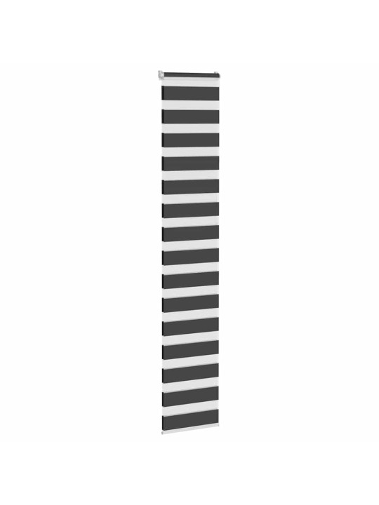 Zebra roleta černá 45x230 cm šířka látky 40,9 cm polyester