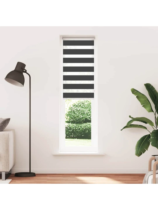 Zebra roleta černá 55x230 cm šířka látky 50,9 cm polyester