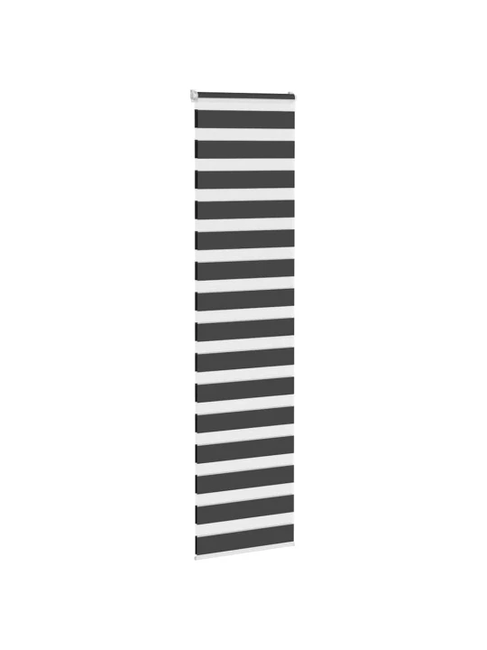 Zebra roleta černá 55x230 cm šířka látky 50,9 cm polyester