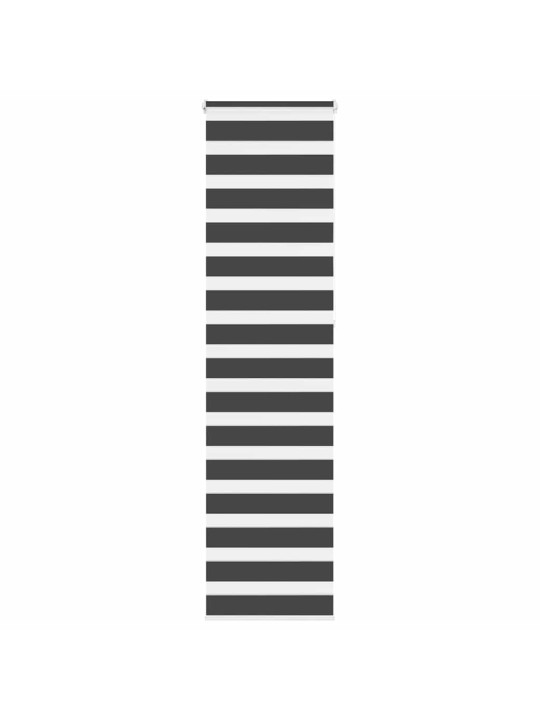Zebra roleta černá 60x230 cm šířka látky 55,9 cm polyester