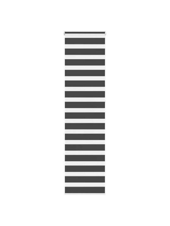 Zebra roleta černá 65x230 cm šířka látky 60,9 cm polyester