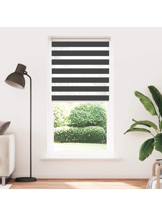 Zebra roleta černá 110x230 cm šířka látky 105,9 cm polyester