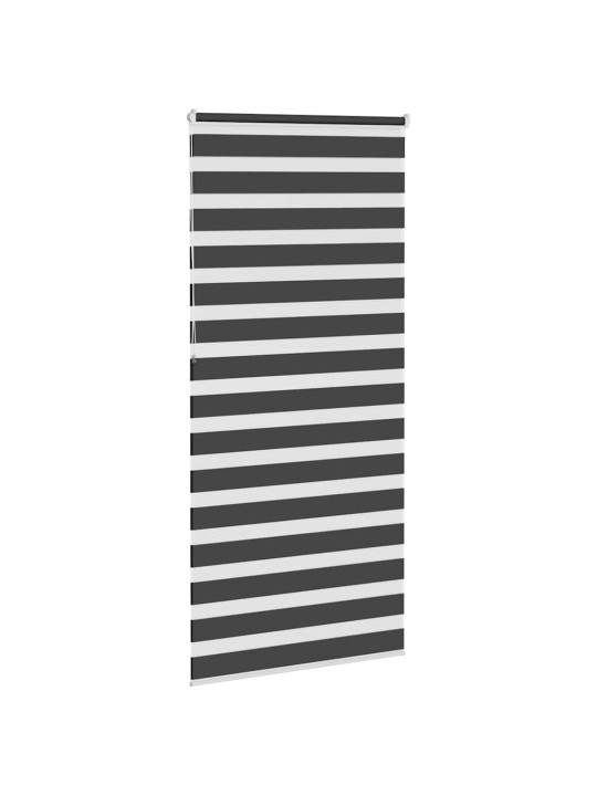 Zebra roleta černá 110x230 cm šířka látky 105,9 cm polyester
