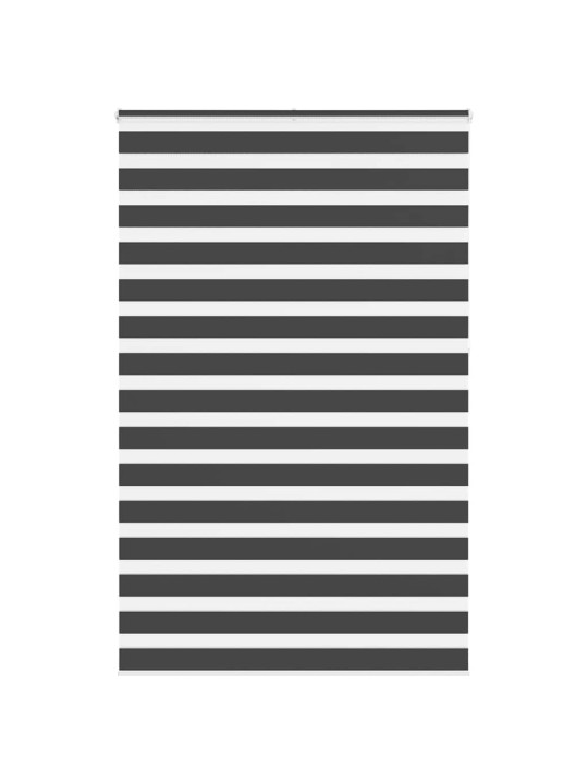 Zebra roleta černá 140x230 cm šířka látky 135,9 cm polyester