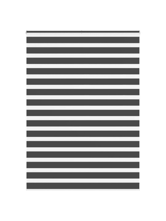 Zebra roleta černá 155x230 cm šířka látky 150,9 cm polyester