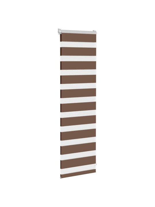Zebra roleta hnědá 50x100 cm šířka látky 45,9 cm polyester