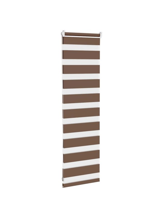 Zebra roleta hnědá 50x100 cm šířka látky 45,9 cm polyester