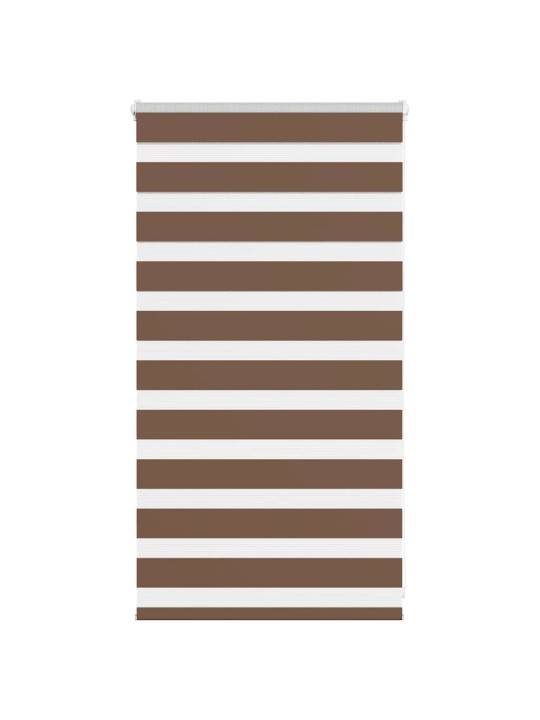Zebra roleta hnědá 90x100 cm šířka látky 85,9 cm polyester